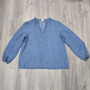 GAP Light Blue Women's Blouse